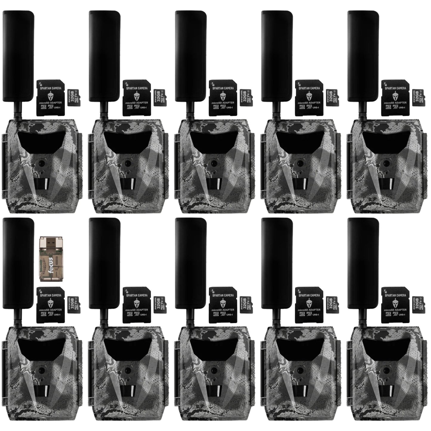 Spartan GoLive 4G/LTE Live Streaming Trail Camera 10-Pack Bundle