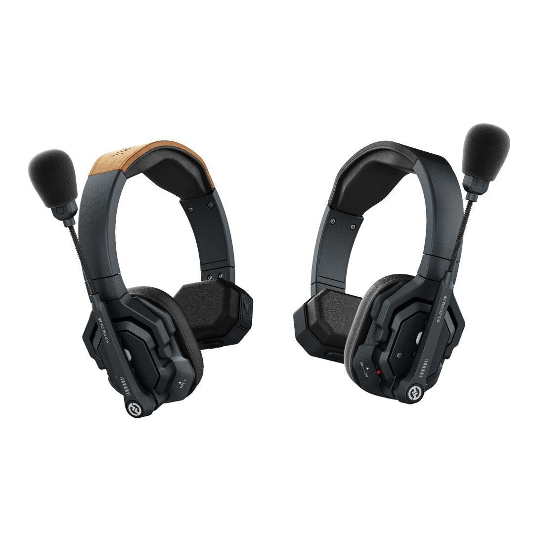 Hollyland Solidcom SE Global 2S 2.4 GHz 2-Person Water-Resistant Single-Ear Headset Intercom System