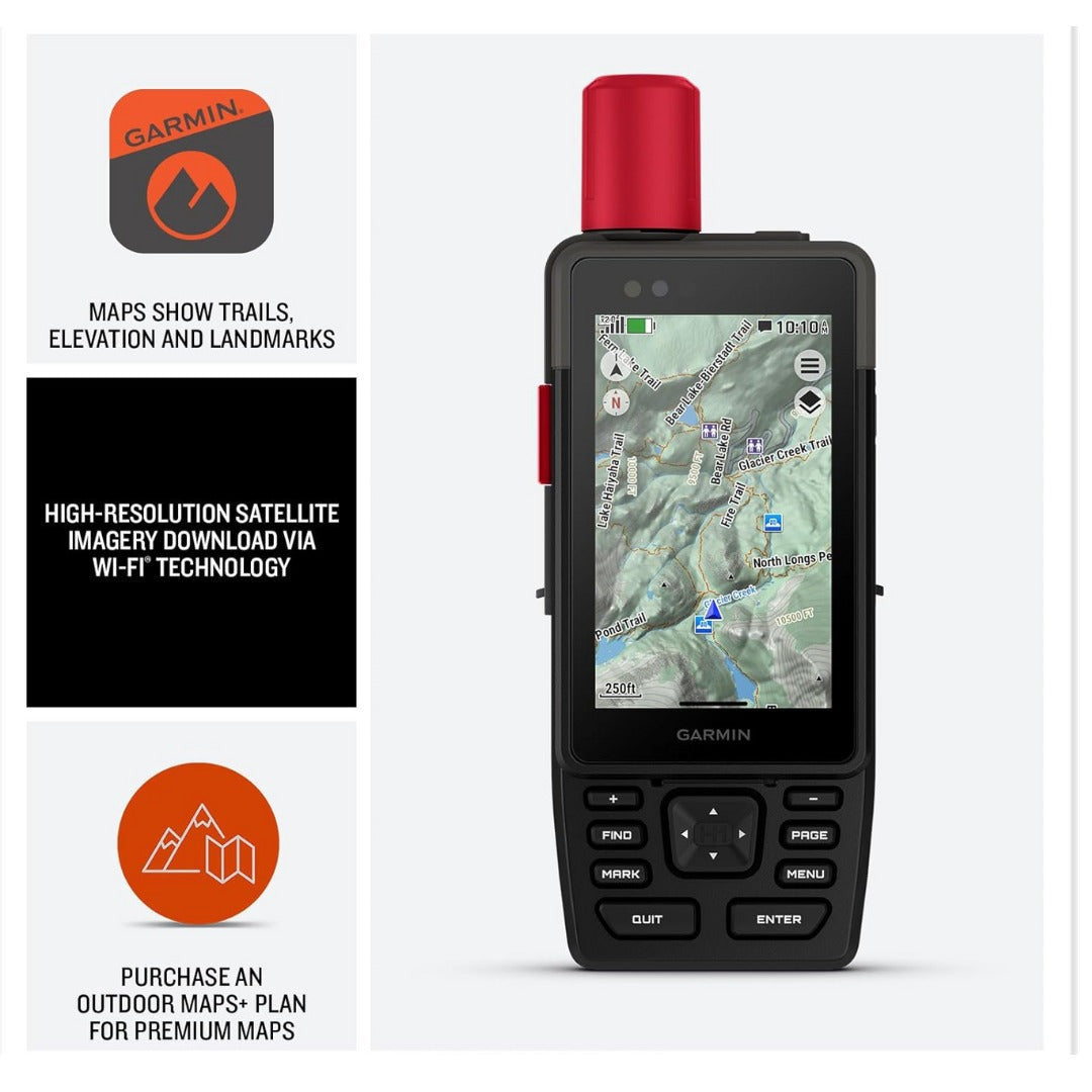 Garmin GPSMAP H1i Plus Premium Handheld GPS Navigator Bundle with Accessories