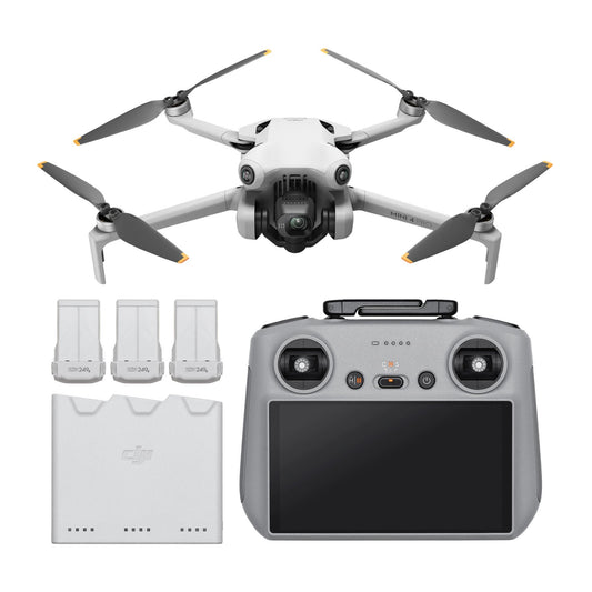 DJI Mini 4 Pro Fly More Combo Plus and DJI RC 2 Remote Controller with DJI Care Refresh Bundle