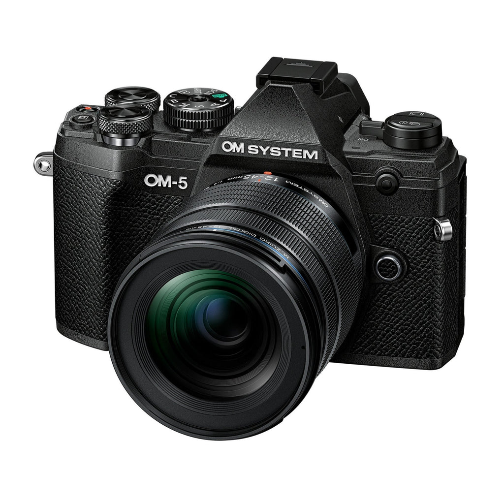 OM SYSTEM OM-5 Mirrorless Camera with 12-45mm Lens (Black)