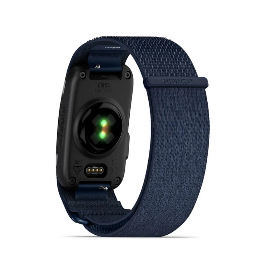 Garmin CIRQA Smart Band Health and Fitness Tracker (Captain Blue, L-XL)