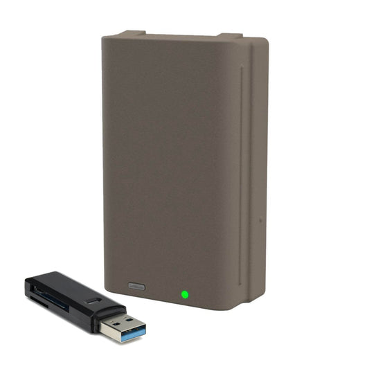 Stealth Cam FieldMax Lithium Battery Cartridge 2-Pack with Card Reader Bundle