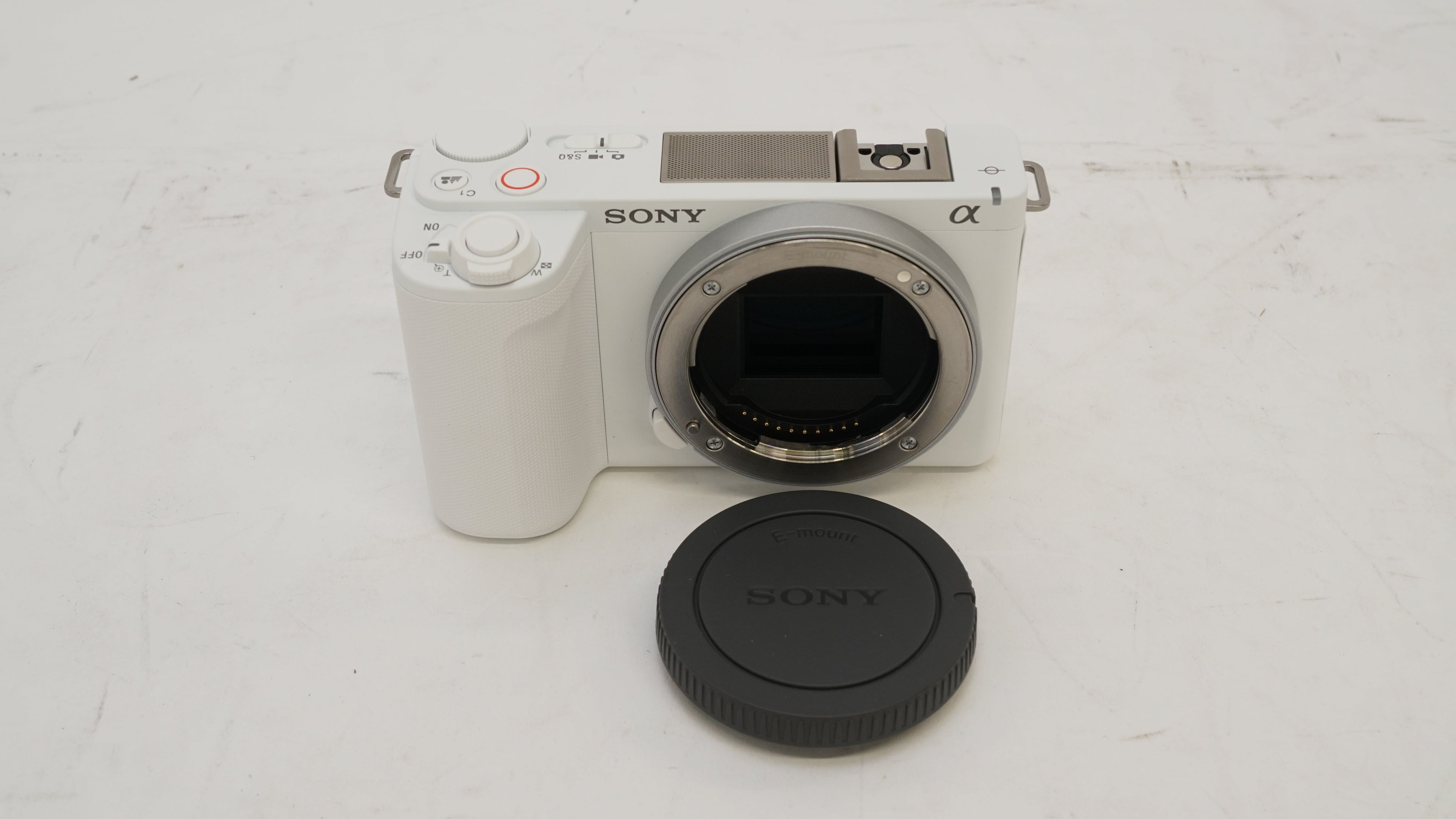 Sony Alpha ZV-E10 II APS-C Mirrorless Content Creators Camera Body (White) (Open Box)