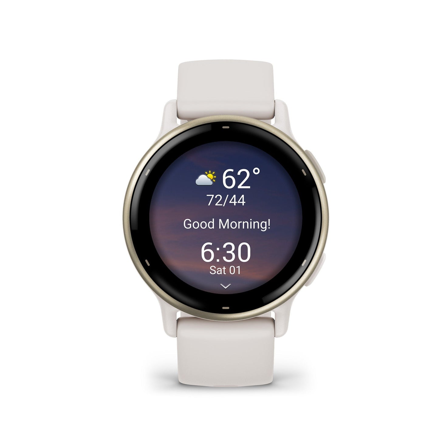 Garmin vvoactive 5 GPS Smartwatch (Cream Gold/Ivory)