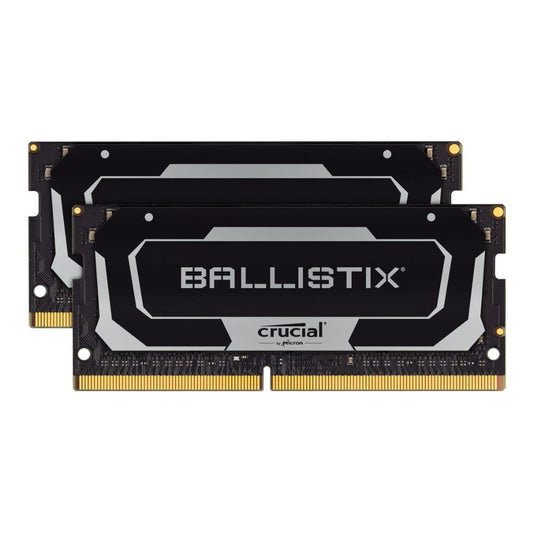 Crucial Ballistix CL16 SODIMM 32GB DDR4-2666 Gaming Memory Kit (2 x 16GB, Black)