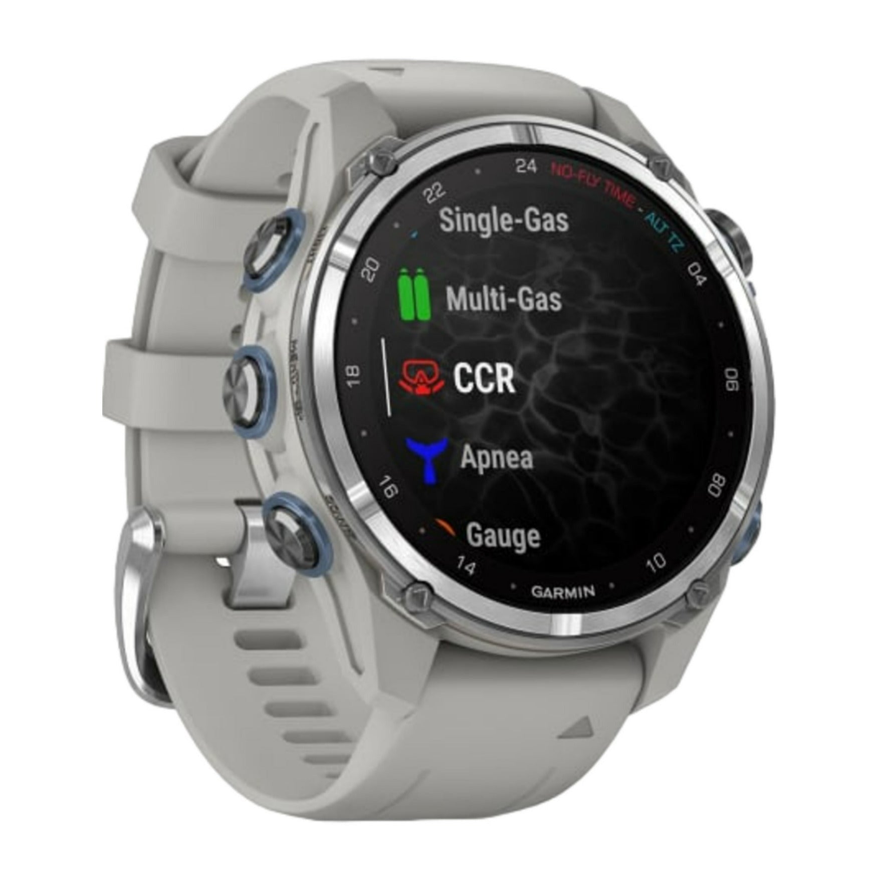 Garmin Descent Mk3 Watch Style-Dive Computer (43mm, Steel/Fog Gray) Bundle