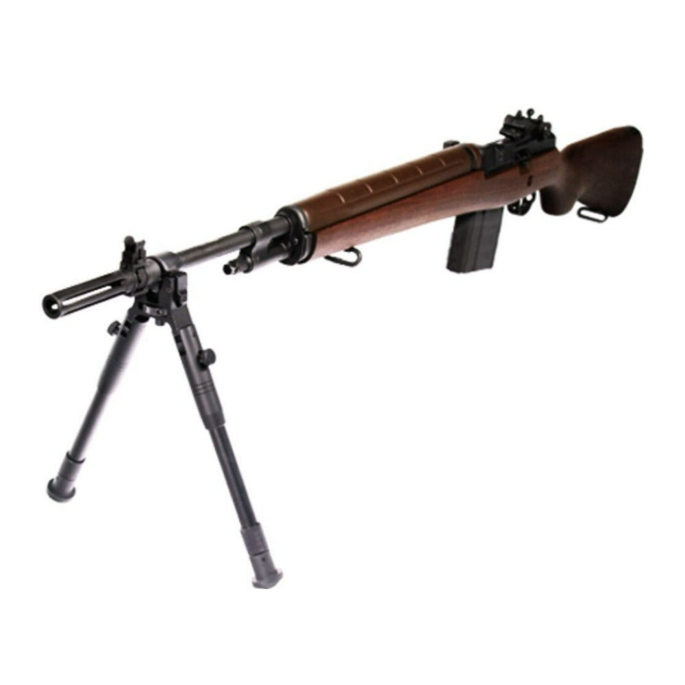 UTG Clamp On Black Bipod with 8.7 to 10.2 Inch Center Height and Aluminum Body
