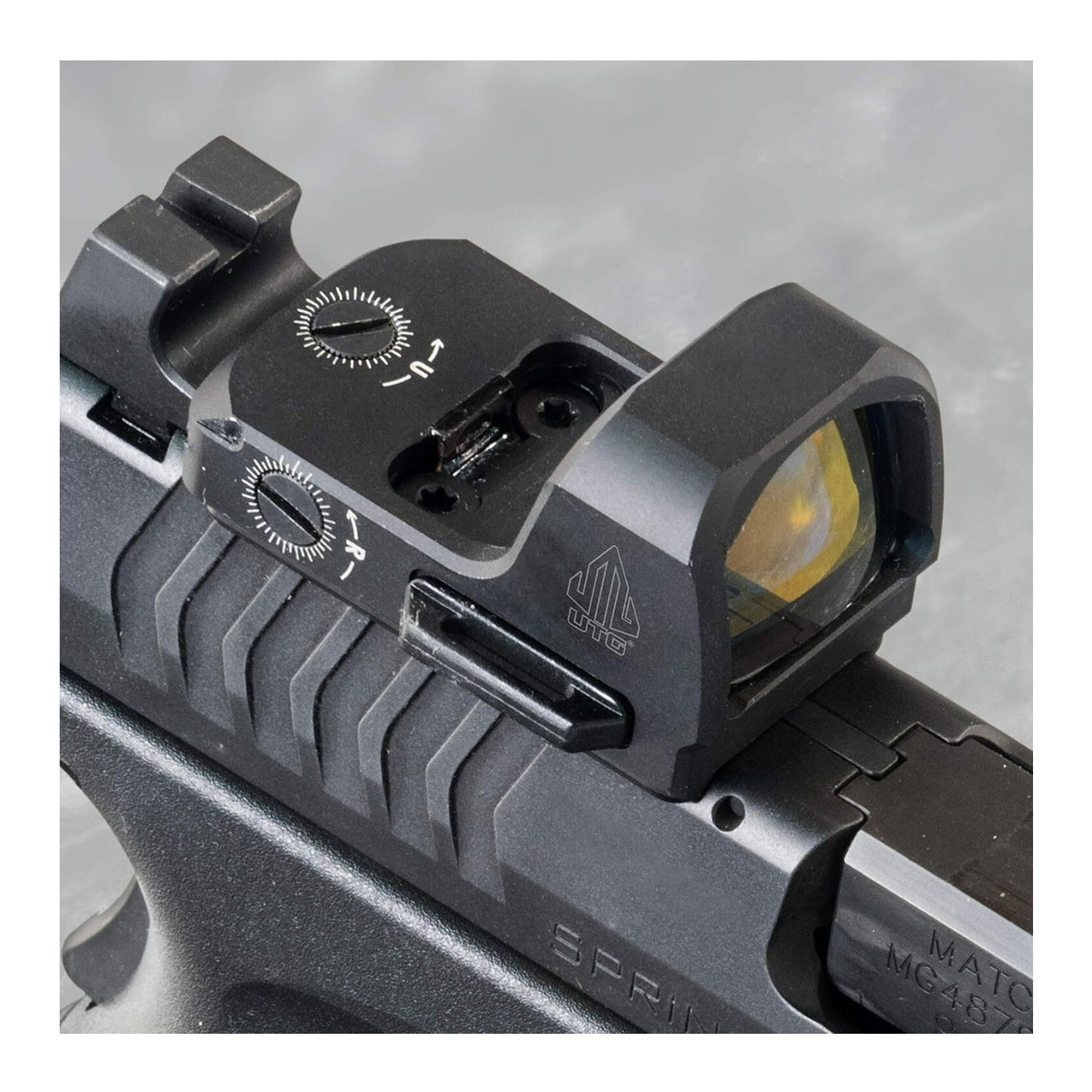 UTG OP3 Micro SLS Red 4.0 MOA Matte Black Dot Sight with Waterproof Construction