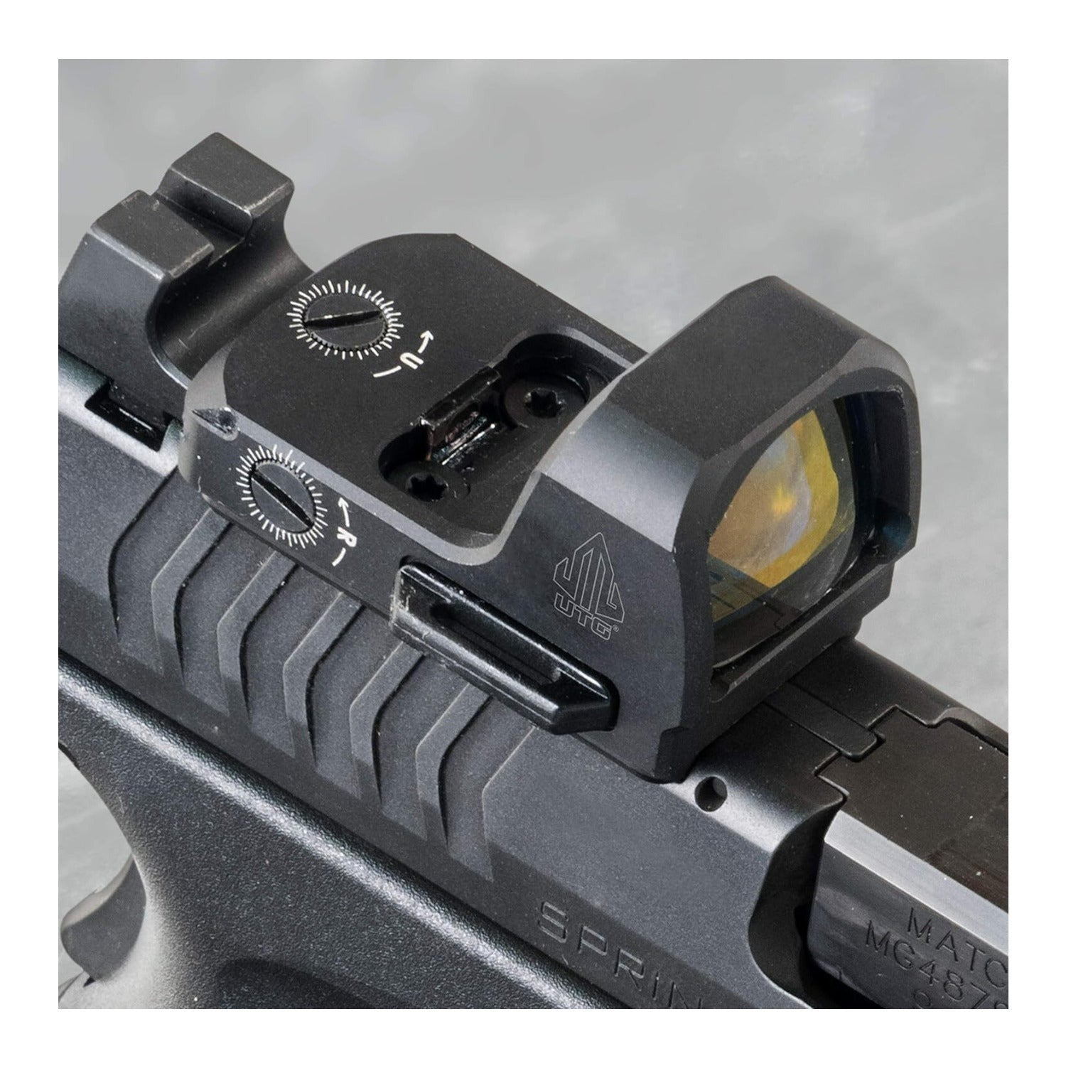 UTG OP3 Micro SLS Red 4.0 MOA Matte Black Dot Sight with Waterproof Construction