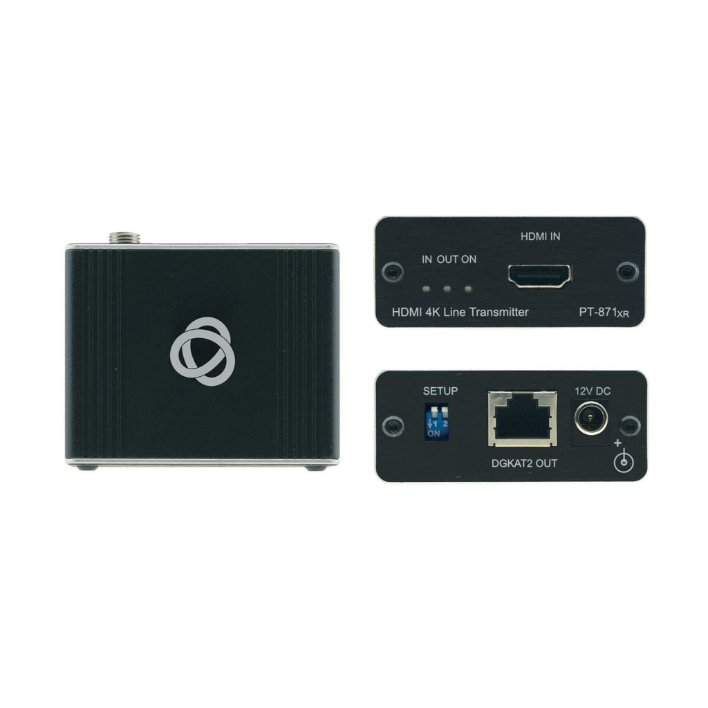 Kramer PT-871/2xr-KIT 4K HDR HDMI Compact PoC Extender over Long–Reach DGKat 2.0