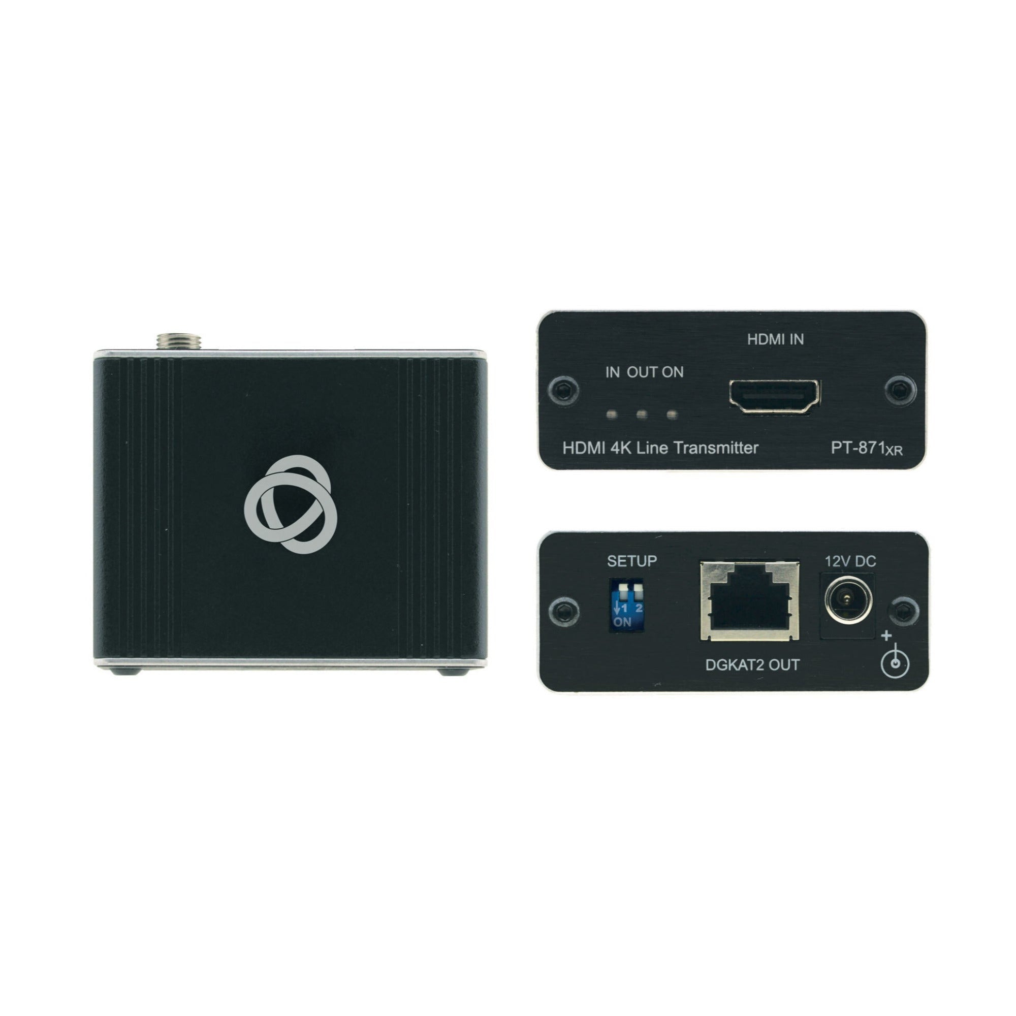 Kramer PT-871/2xr-KIT 4K HDR HDMI Compact PoC Extender over Long–Reach DGKat 2.0