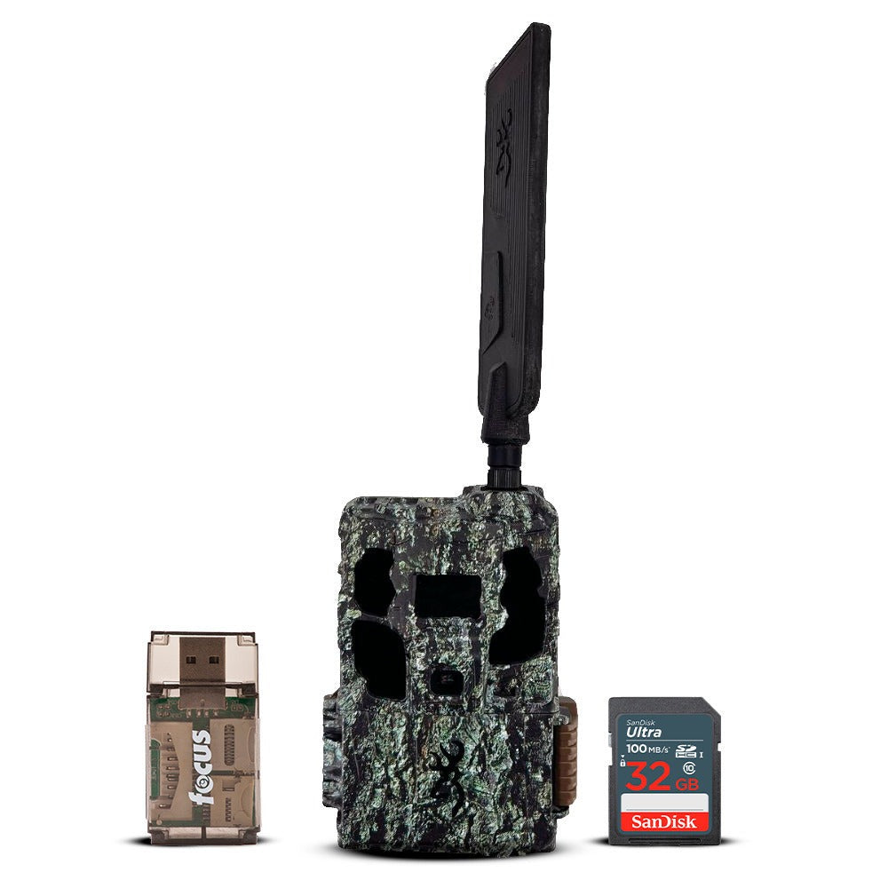 Browning Trail Camera Defender Pro Scout Max HD Cellular Trail Camera with Smart IR Video Bundle