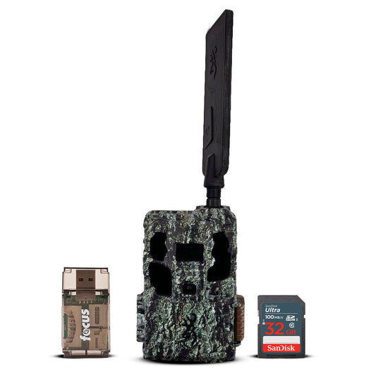 Browning Trail Camera Defender Pro Scout Max HD Cellular Trail Camera with Smart IR Video Bundle