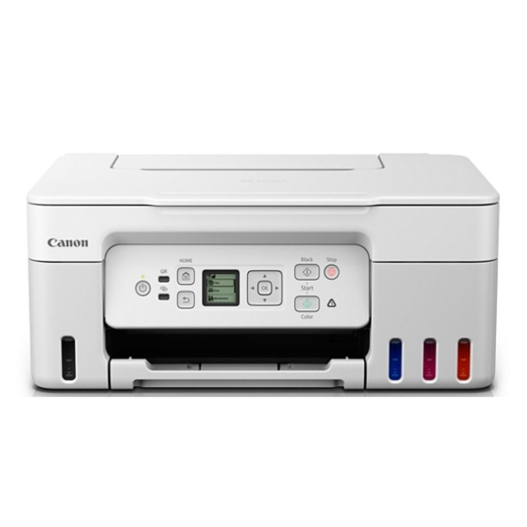 Canon PIXMA G3270 MegaTank All-in-One Wireless Inkjet Color Printer (White)