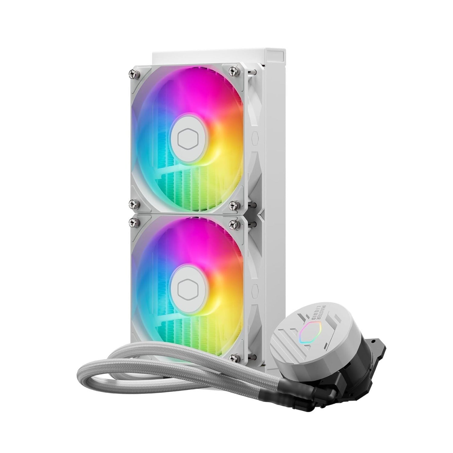 Cooler Master MasterLiquid 240L Core ARGB Close-Loop AIO Liquid Cooler (White)
