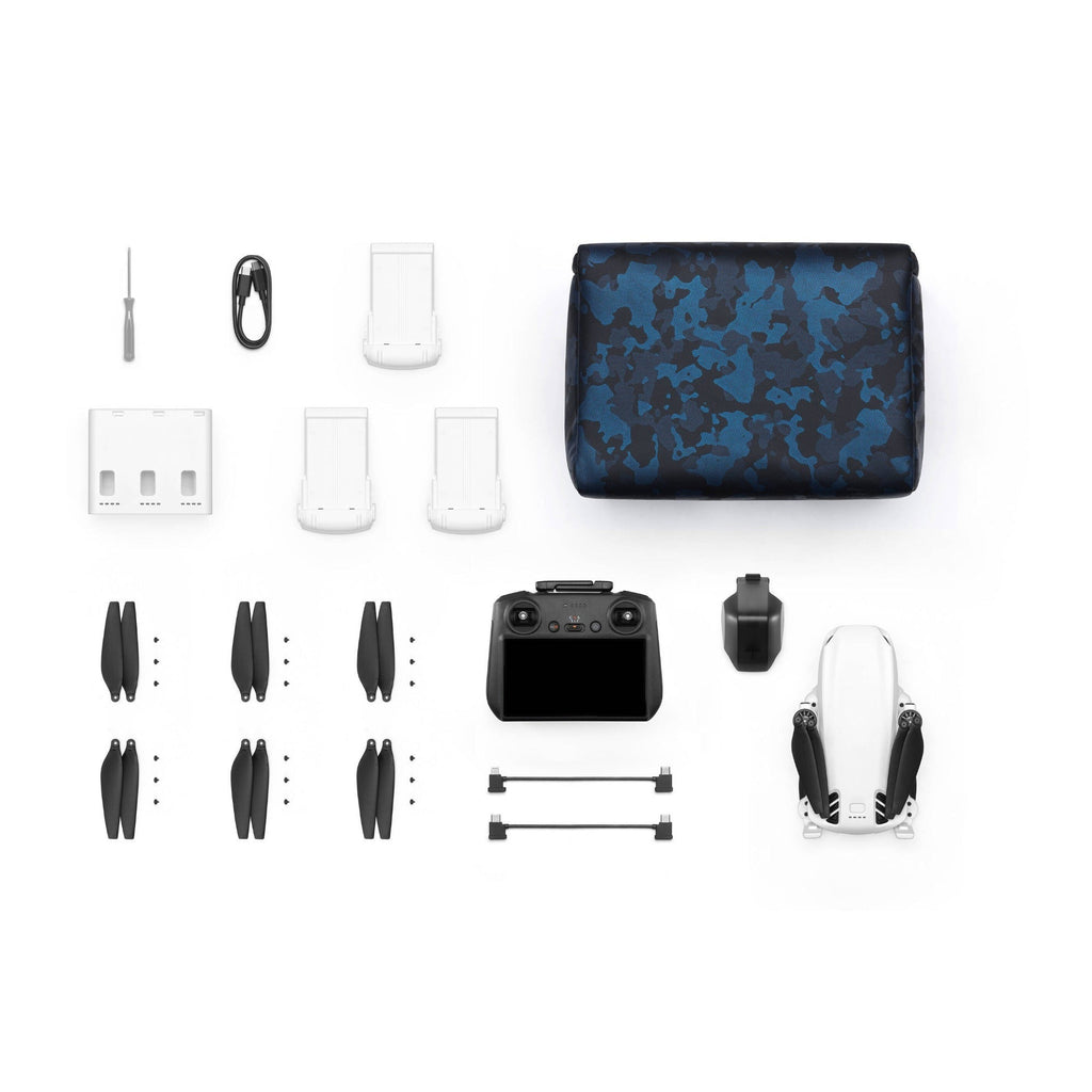 SKYROVER S1 Drone Fly More Combo with 48MP Camera, 4K60 Video and Smart Controller (White)