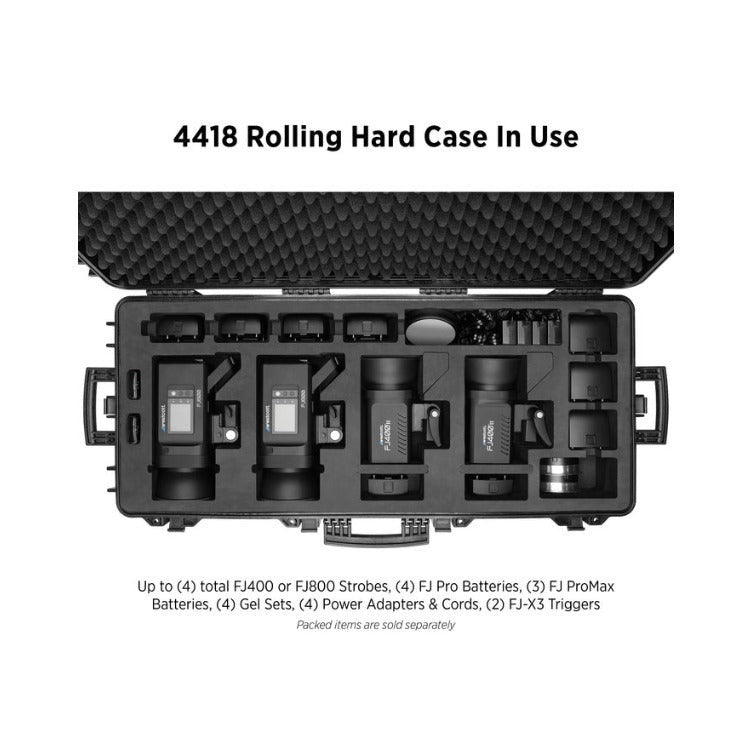 Westcott 44x18 Rolling Hard Case for FJ400 and FJ800 (4-Strobe)