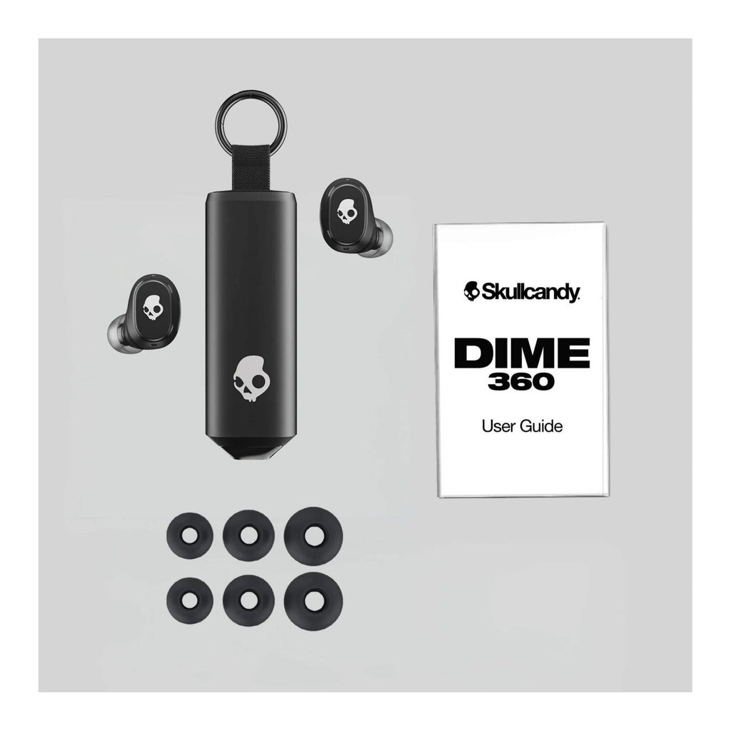 Skullcandy Dime 360 True Wireless Earbuds (Black)