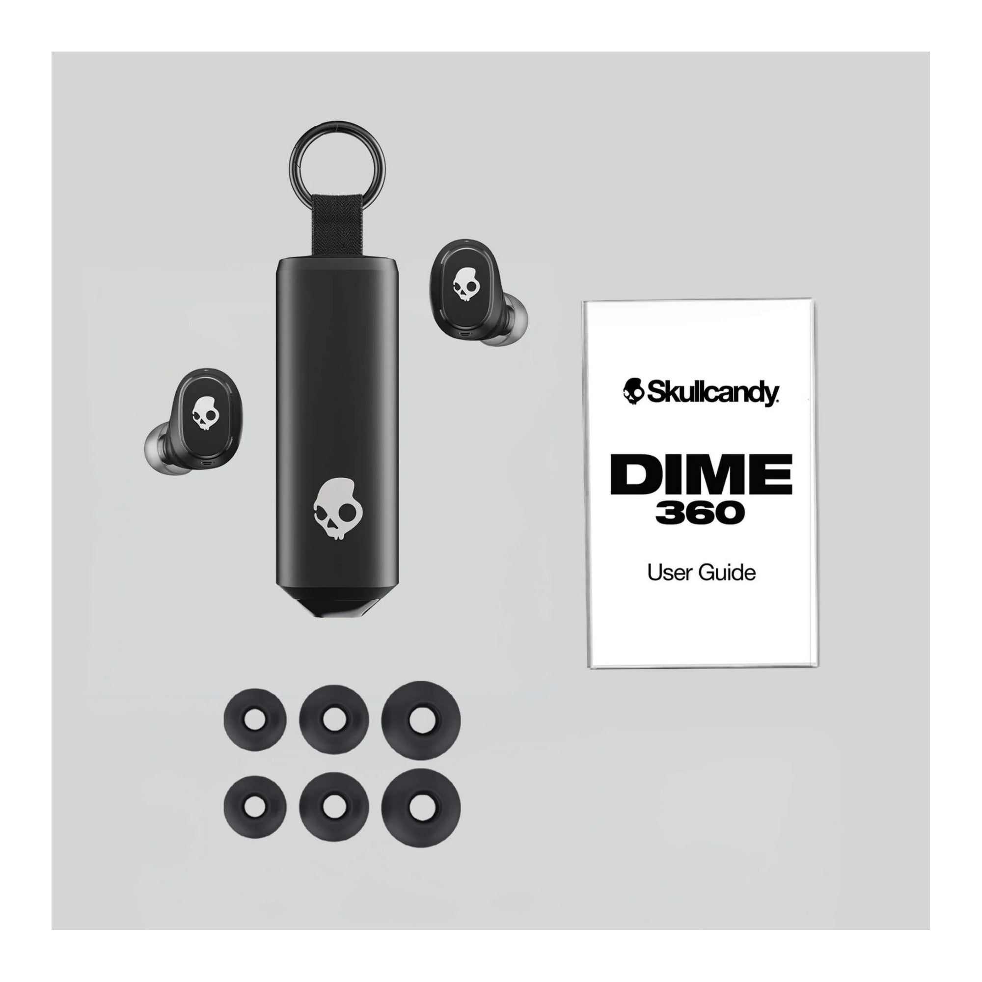 Skullcandy Dime 360 True Wireless Earbuds (Black)