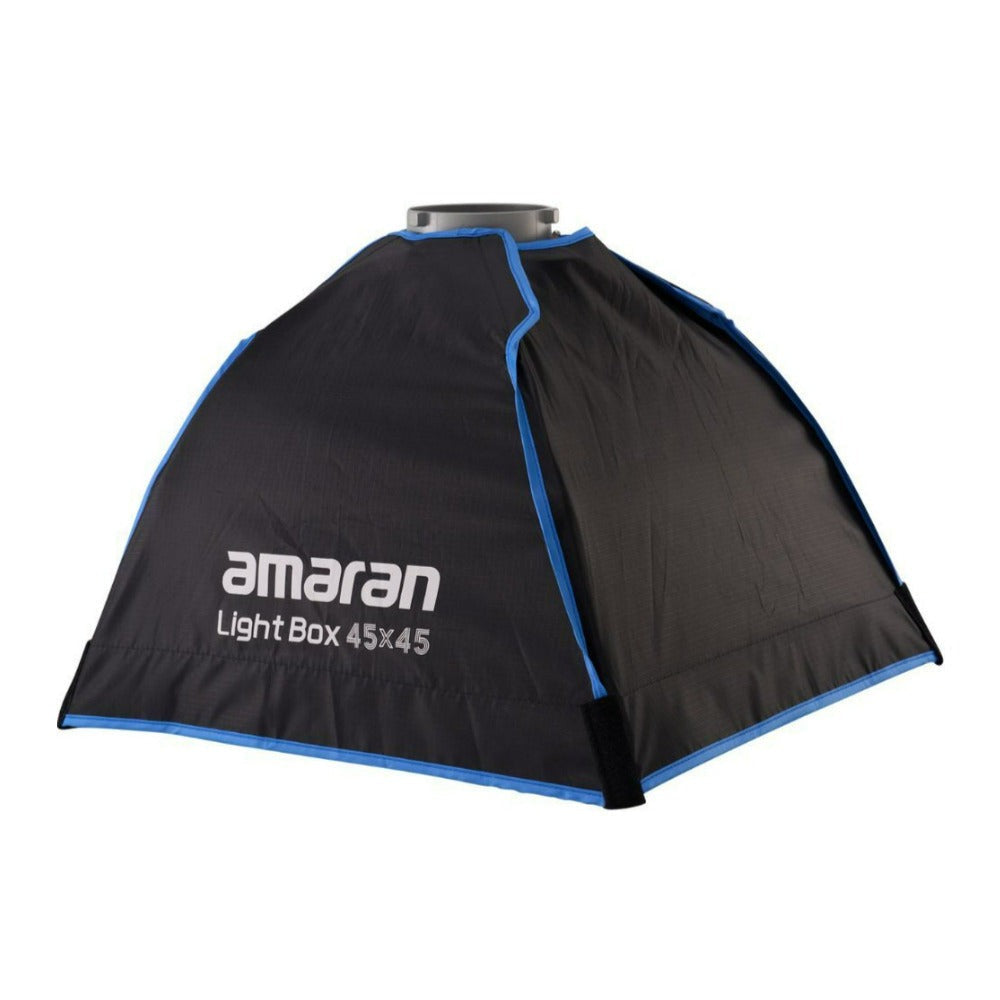 Amaran Ray 360c Full-Color COB Video Light (US) with Light Box 45x45 Softbox