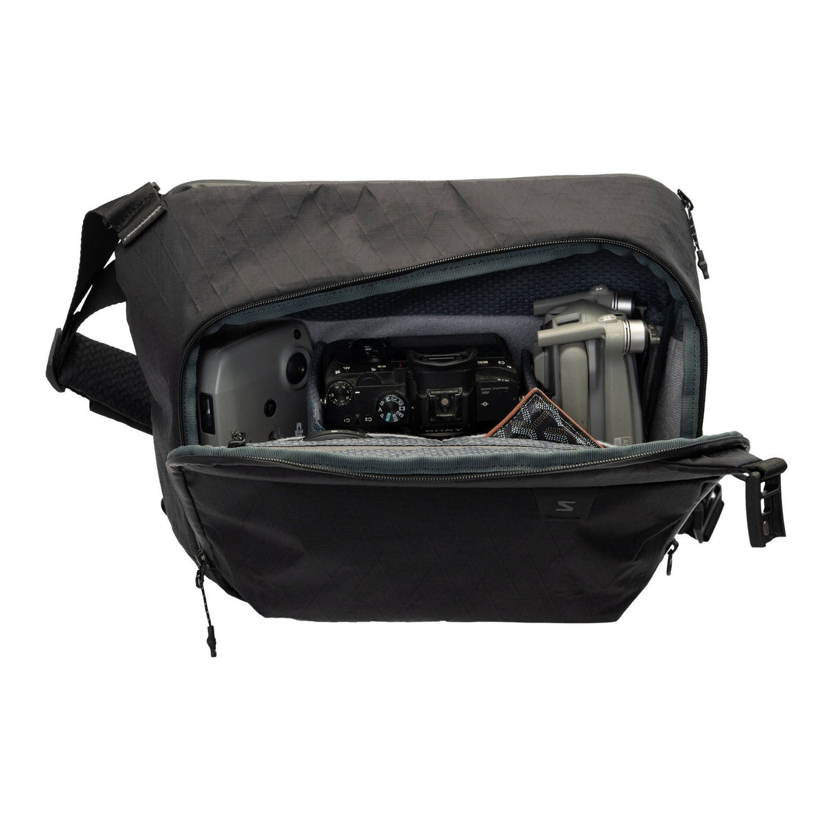 Sakk Gear Nomad Waterproof Laptop and Camera Sling Bag (Black)