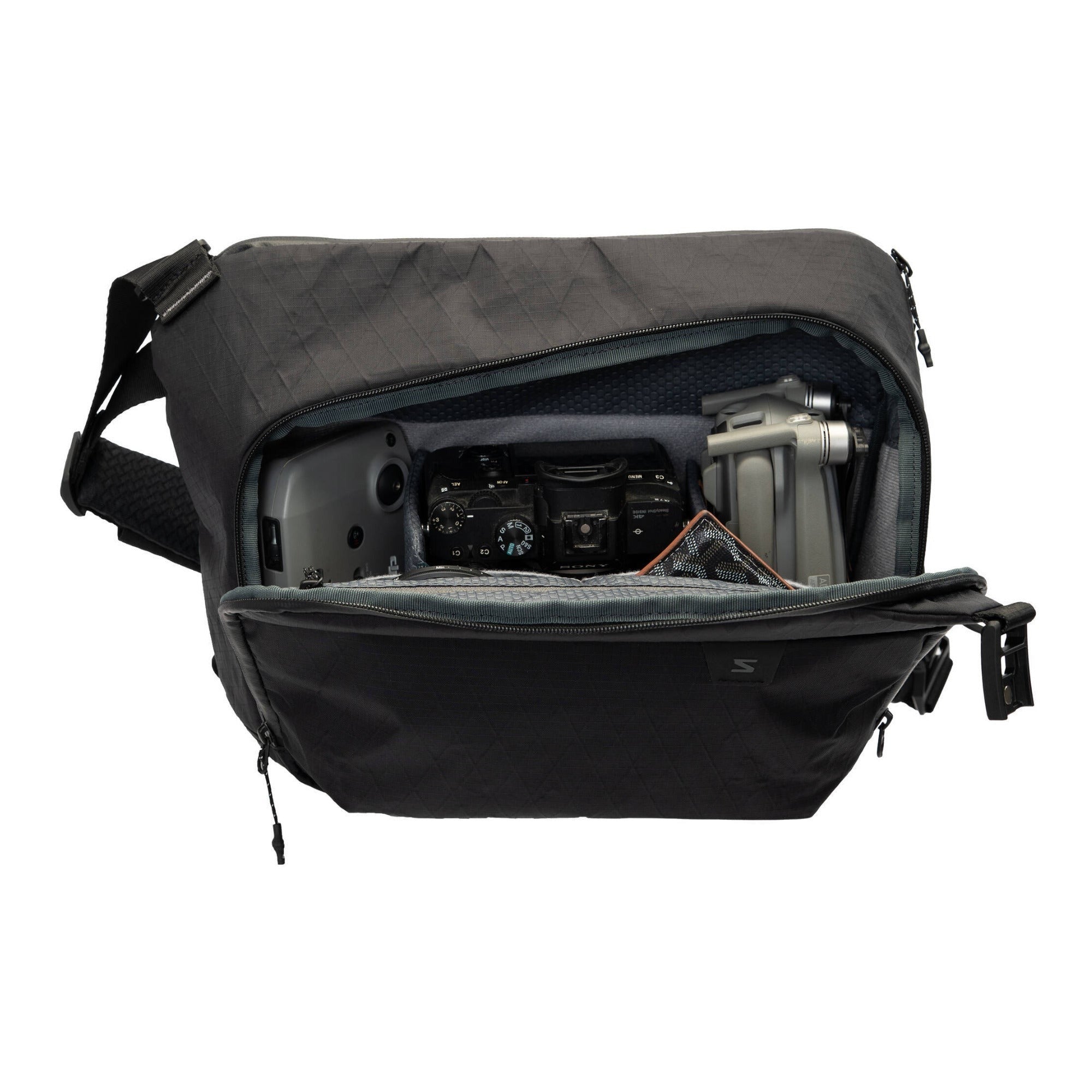 Sakk Gear Nomad Waterproof Laptop and Camera Sling Bag (Black)