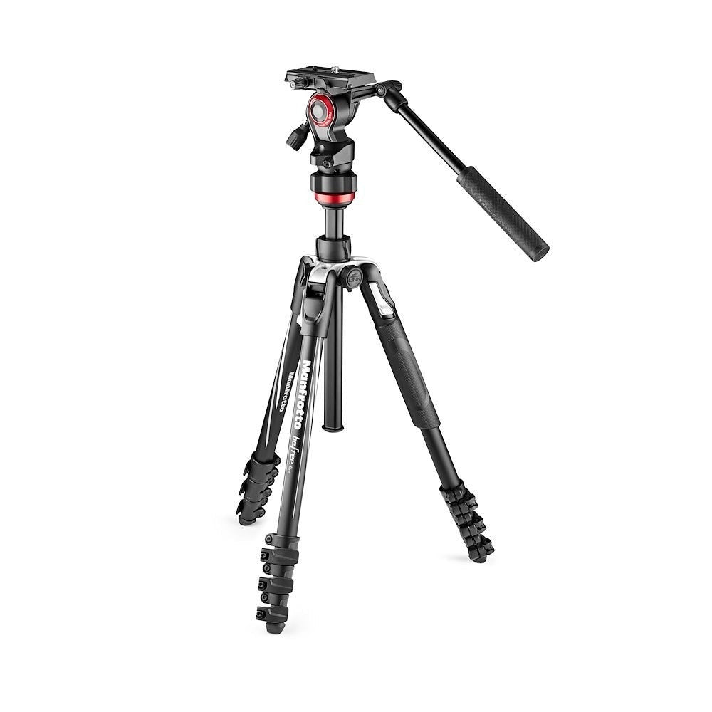 Manfrotto Befree Travel Fluid Drag System Professional Video Tripod