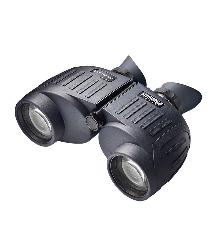 Steiner 7x50 Commander Binoculars with Cap and Microfiber Lens Cloth Pouch