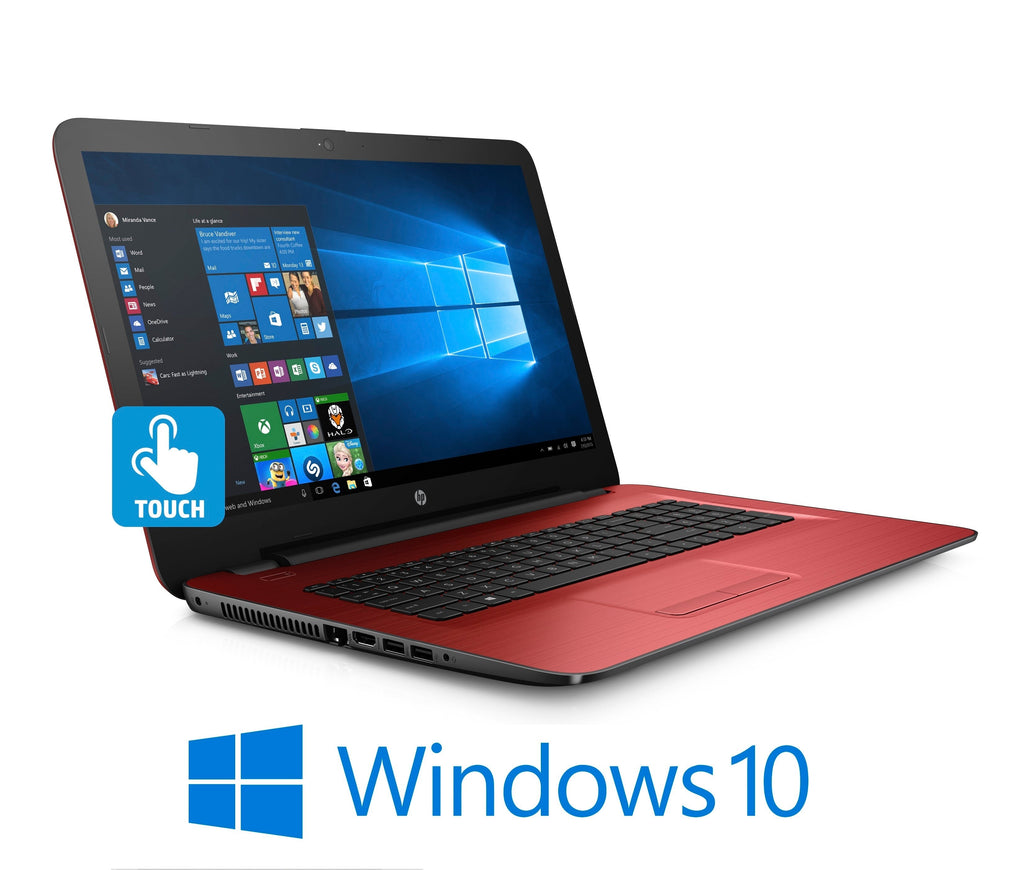HP Notebook 15-ay013ds Laptop, 15.6" Touch, Quad-Core, 4GB RAM, 1TB HDD, Windows 10 (Certified Refurbished)