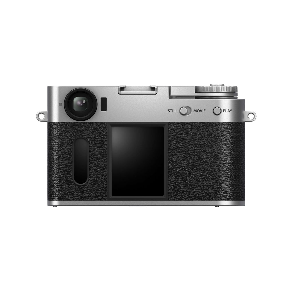 FUJIFILM X Half Premium Compact Camera with 2-in-1 Creative Mode and 26 Creative Filters (Silver)