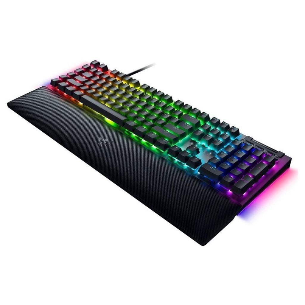 Razer BlackWidow V4 Green Switch Gaming Keyboard, RZ03-04690200, 104 Keys, Black (Certified Refurbished)