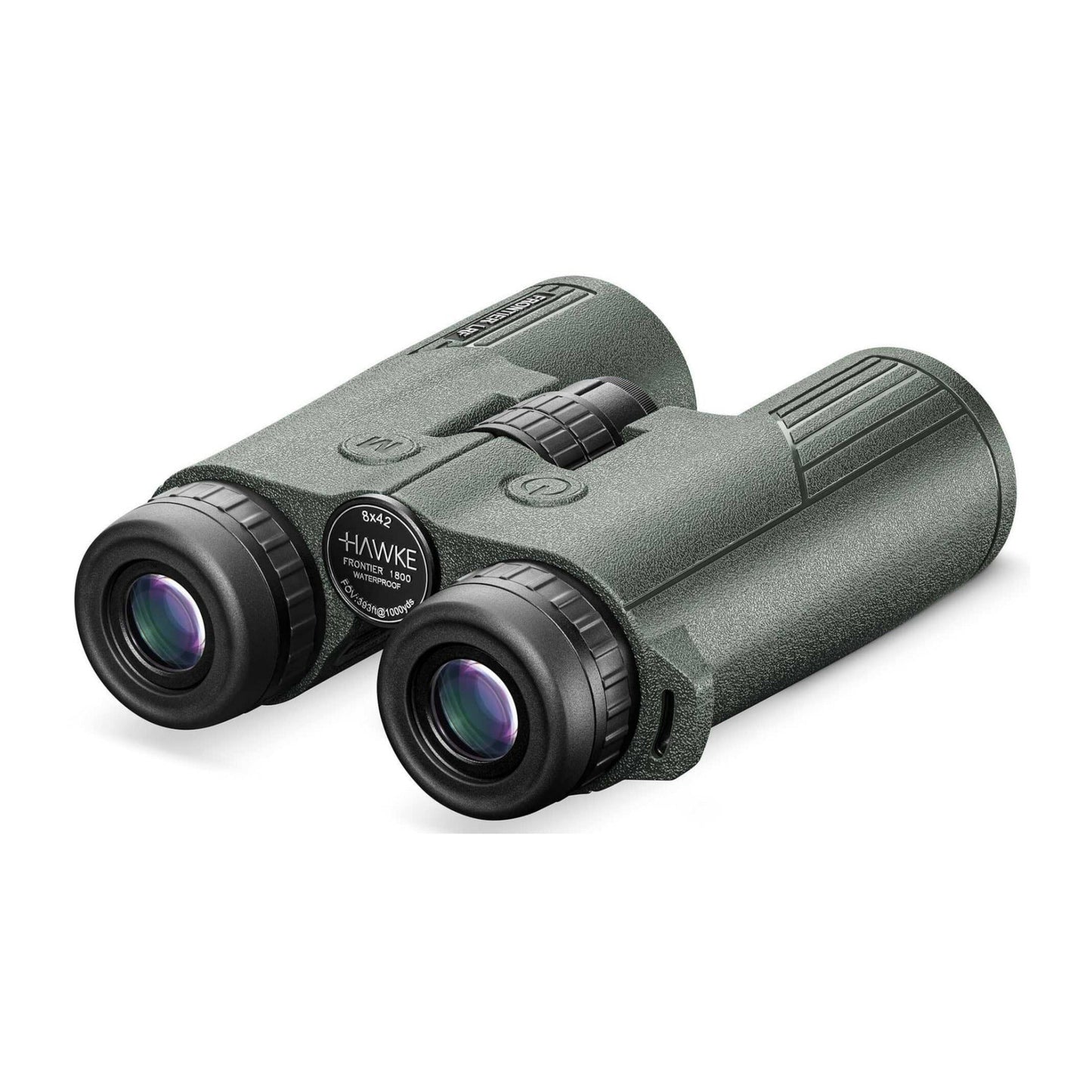 Hawke Frontier LRF 1800 Meter Range and Waterproof IPX7 8x42 Binocular (Green)