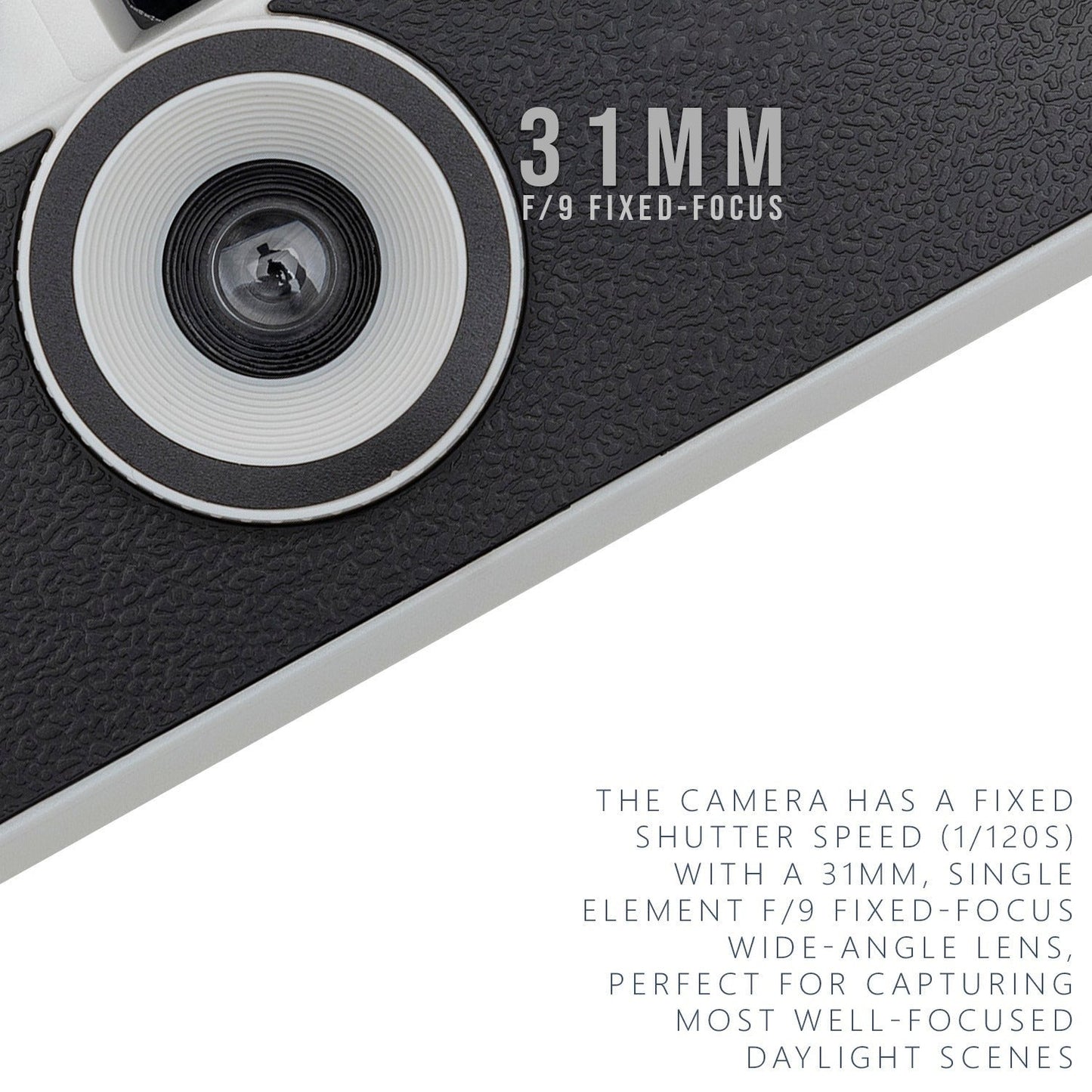 Ilford Sprite 35-II Reloadable 35mm Analog Film Camera and Ilford Film Roll (3-Pack) Bundle
