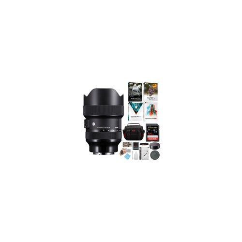Sigma 14-24mm f/2.8 DG DN Art Lens for Sony E-Mount with Software Suite, 64GB SD Card, and Accessory Bundle