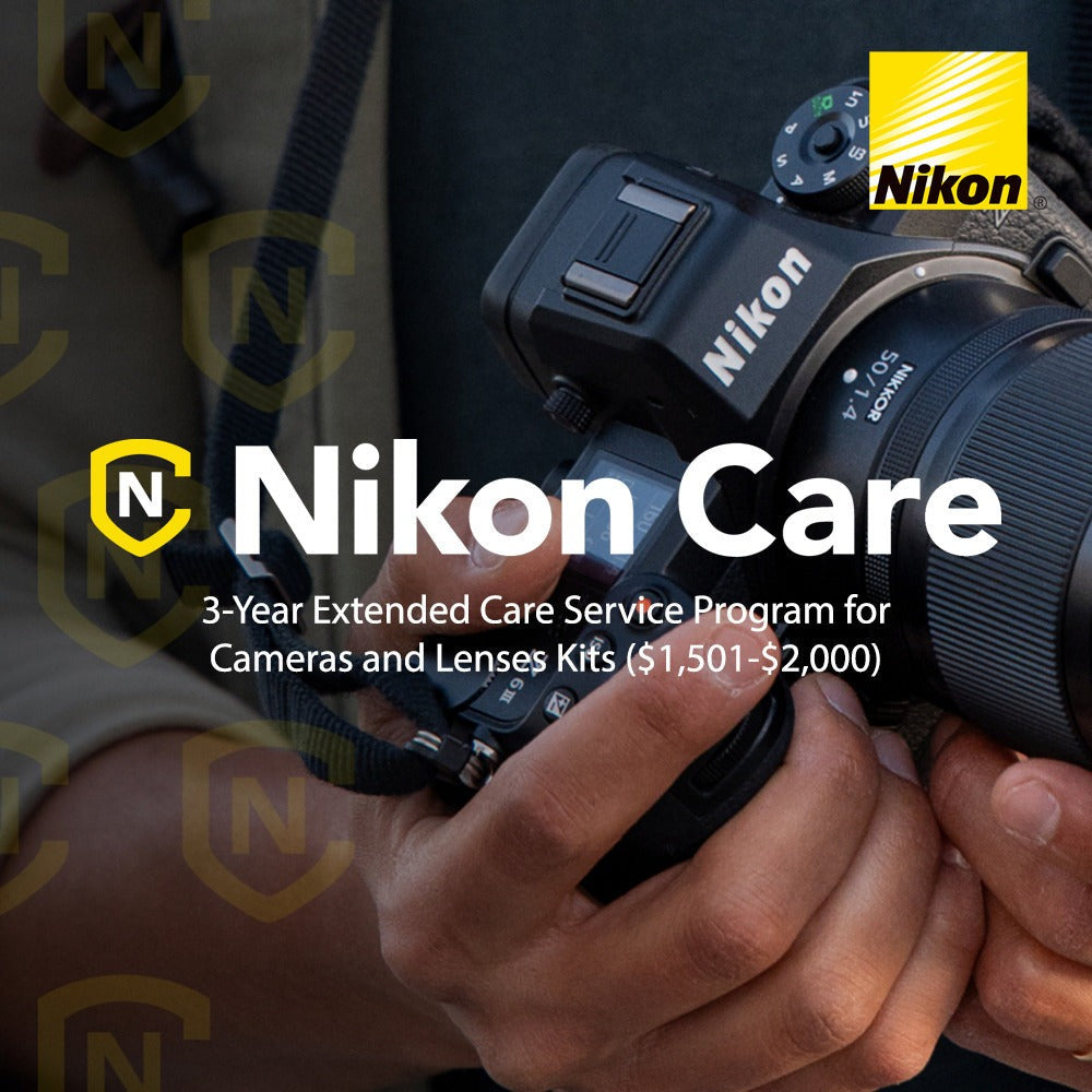 Nikon Care 3-Year Extended Warranty Plan for Cameras and Lenses Kit ($1,501-$2,000)