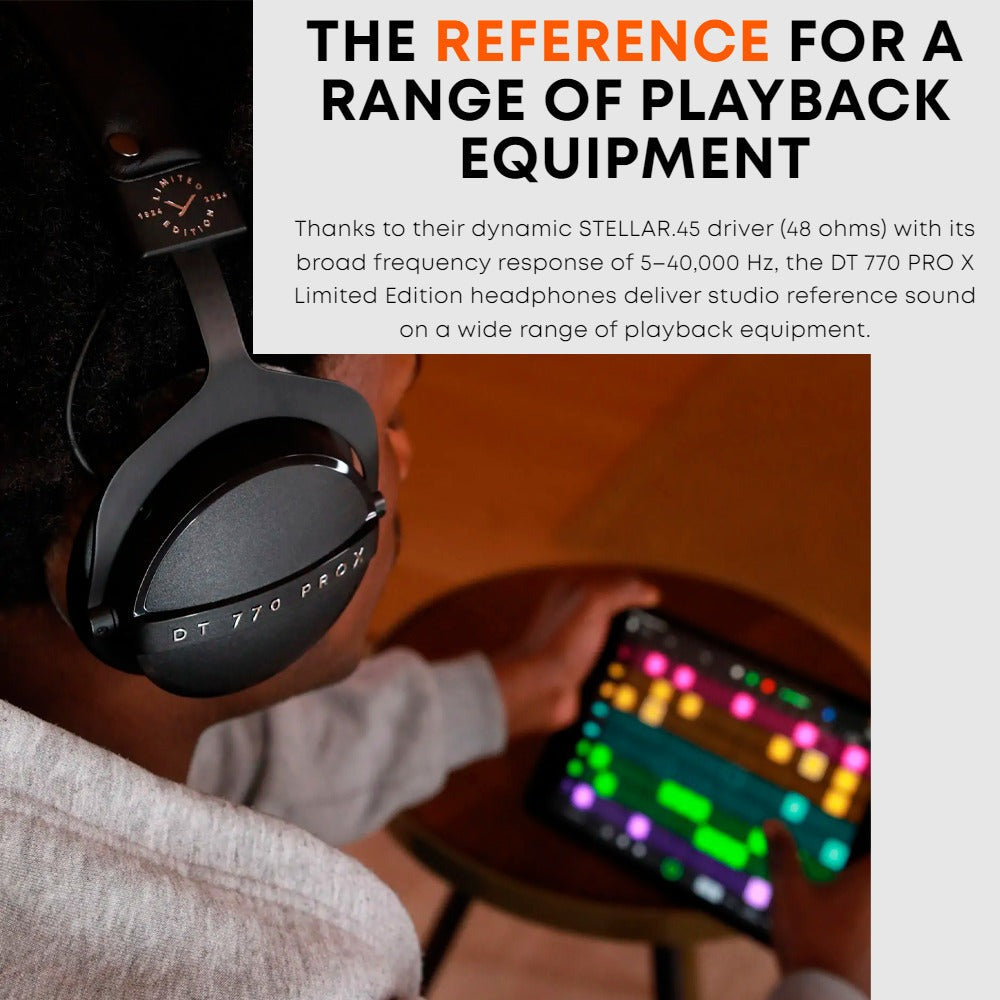 beyerdynamic DT 770 Pro X Limited Edition Over-Ear Studio Headphone for Recording and Monitoring