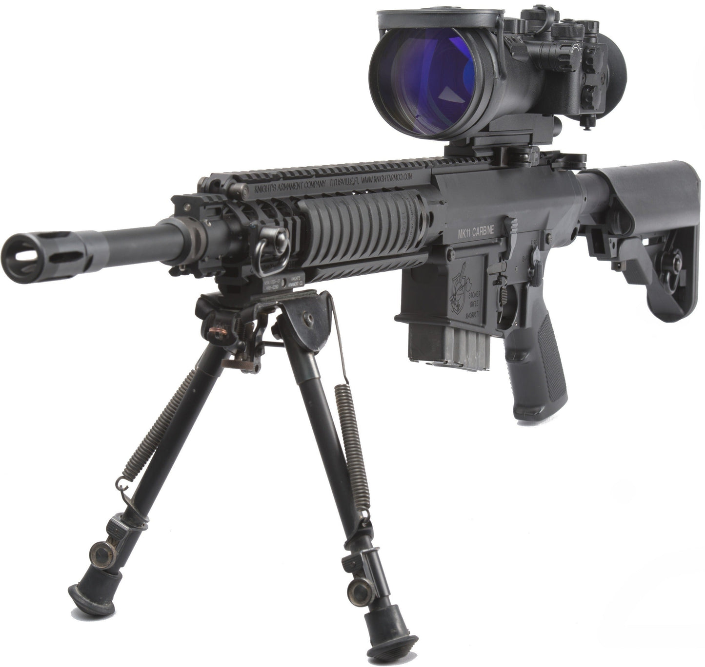 Luna Optics Gen-III Special Purpose Riflescope 4x White Phosphor Mil-Spec Tube