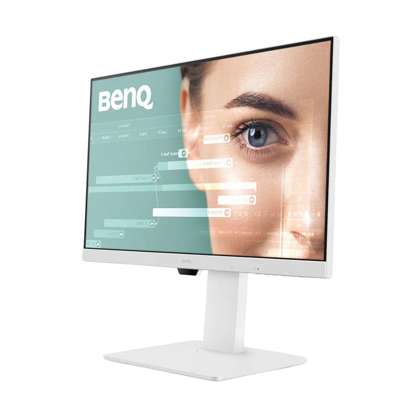 BenQ GW2786TC USB Hub Monitor 27-Inch FHD 100Hz (White) with Screen Cleaner HDMI Cable and USB-C Hub
