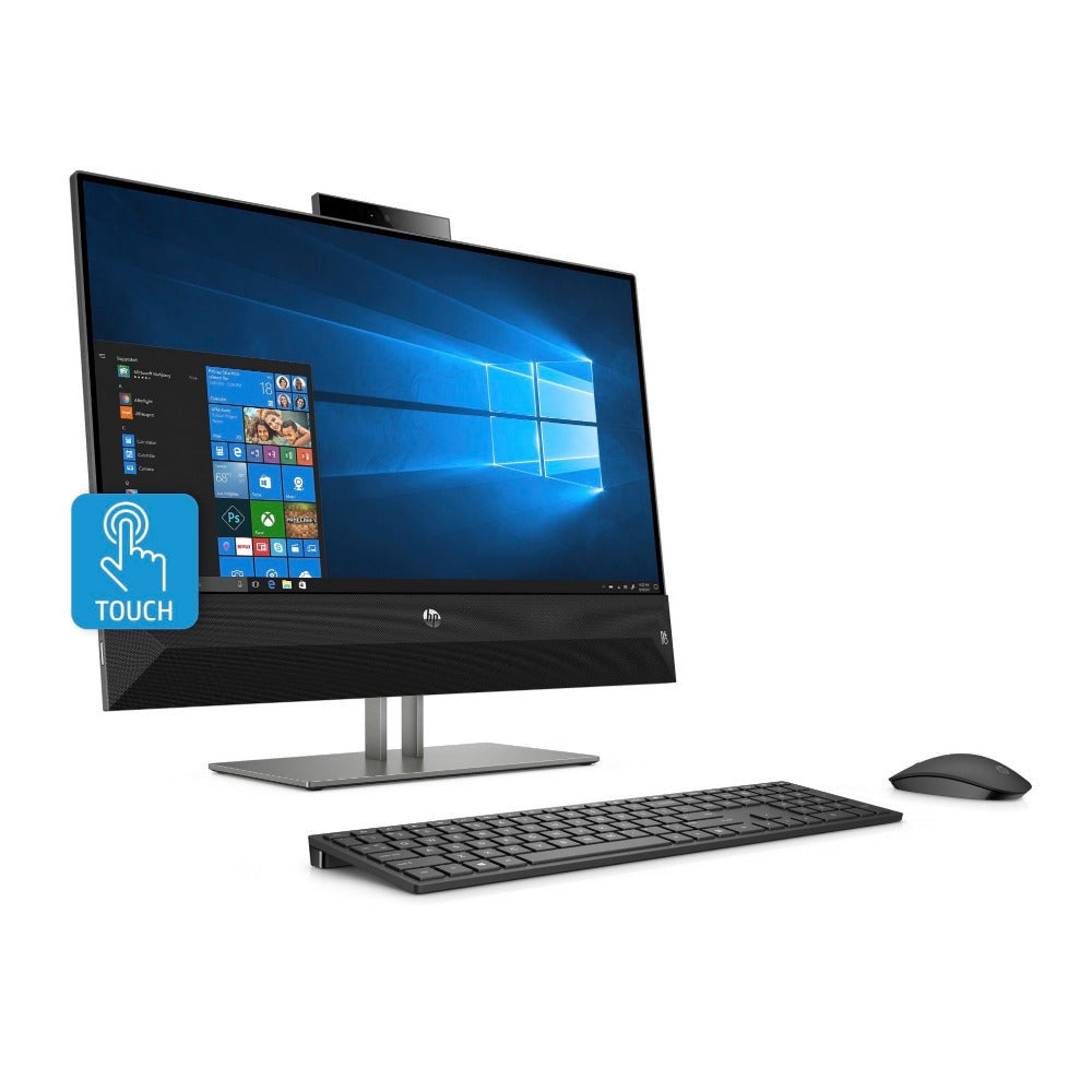 HP Pavilion 27" QHD Touch All-in-One PC, Intel Core i7-8700T, 16GB RAM, 2TB HDD + 256GB SSD, NVIDIA 4GB (Certified Refurbished)
