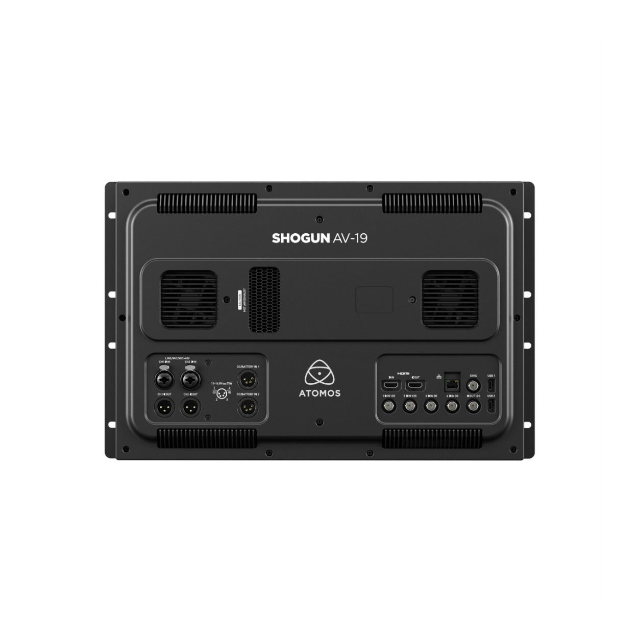 Shogun AV-19 19-Inch Rack Mountable 4K HDR DCI-P3 Monitor-Recorder-Switcher