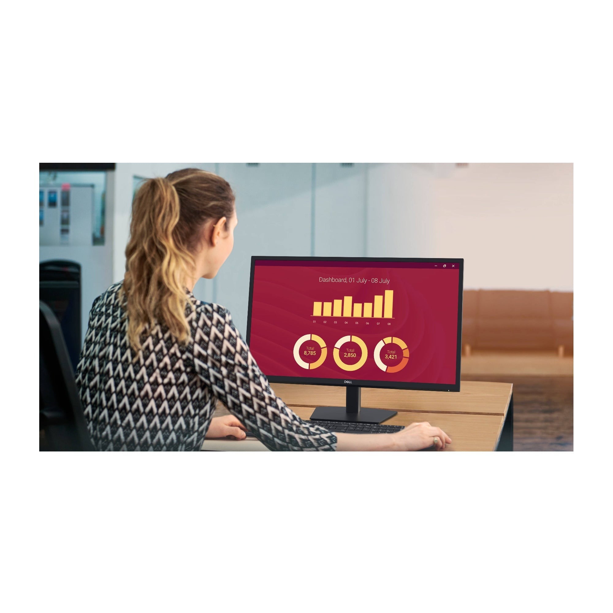 Dell E2725H 27-Inch Class Full HD (1920x1080) 75 Hz 16:9 LED Monitor