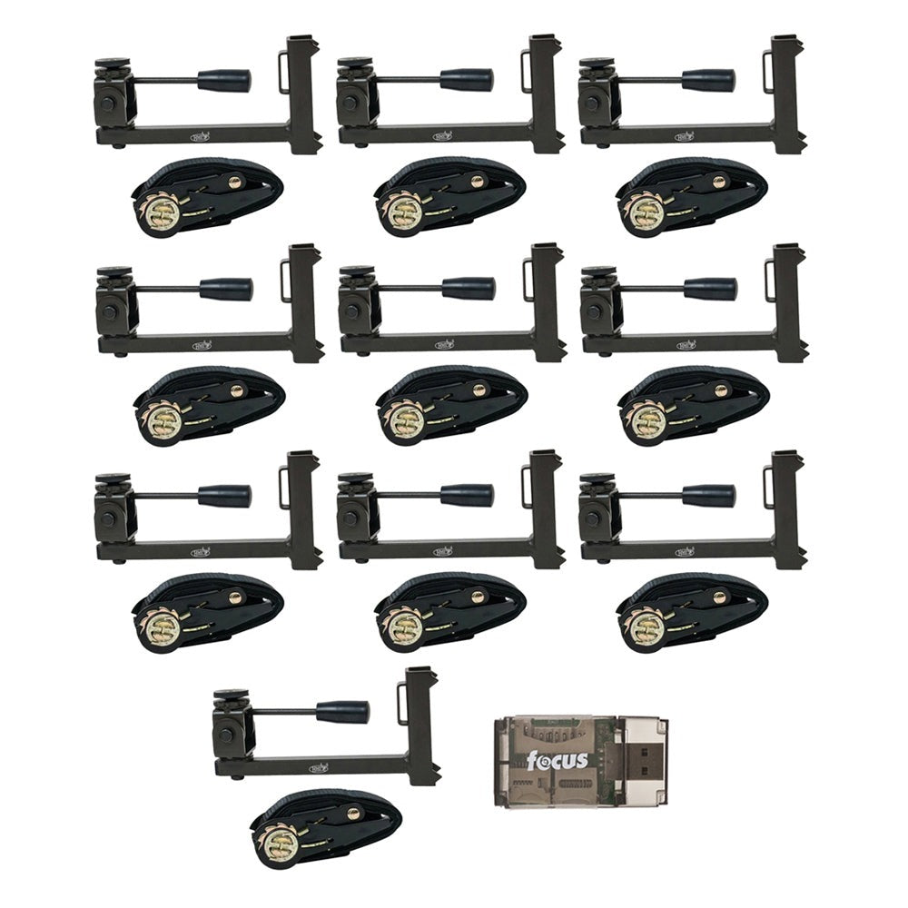 HME Products Strap-On Trail Camera Holder, 10-Pack: Mounts Cams Without Screws