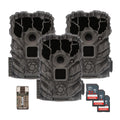 Stealth Cam Browtine 14MP Trail Camera with 32GB Memory Card (3-Pack) Bundle