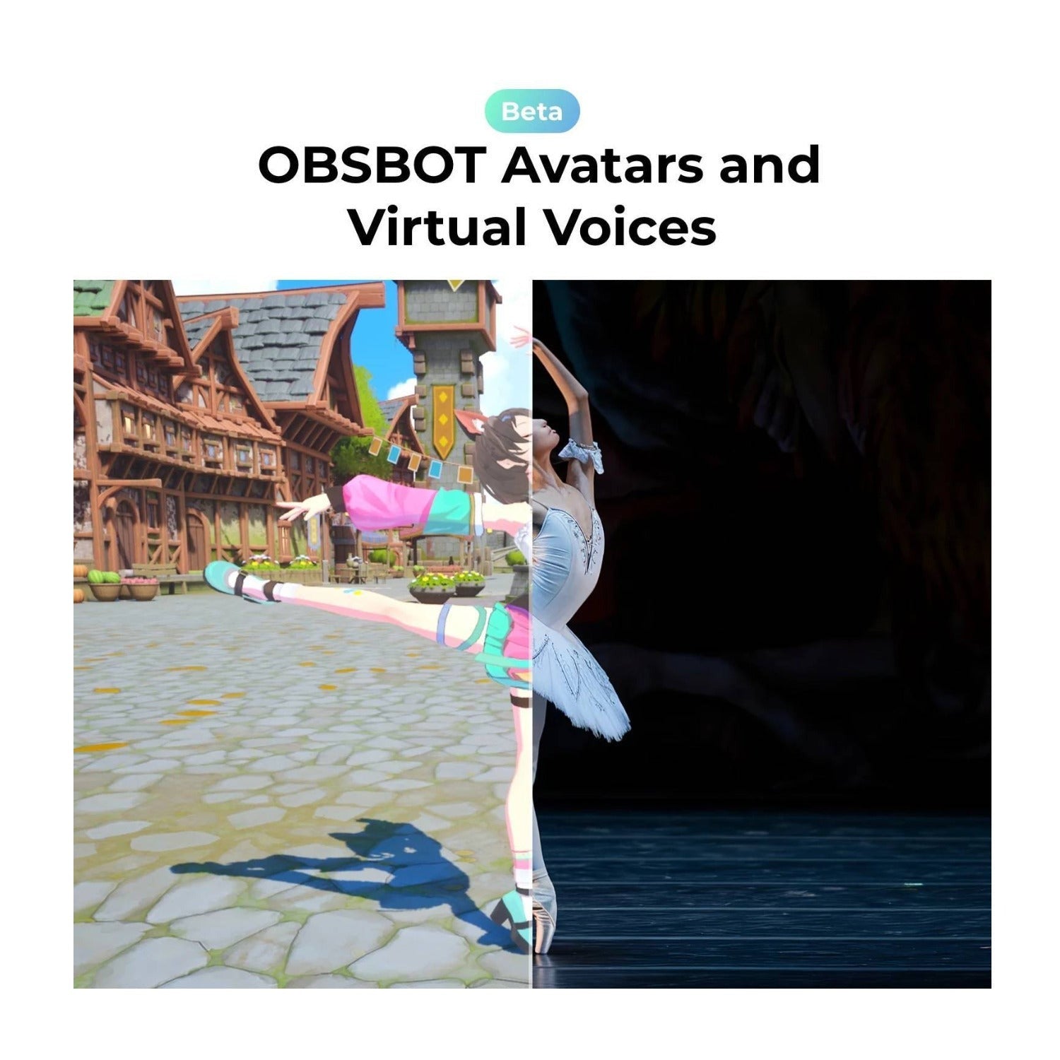 OBSBOT Tiny 3 AI-Powered Spatial Audio 4K PTZ Webcam