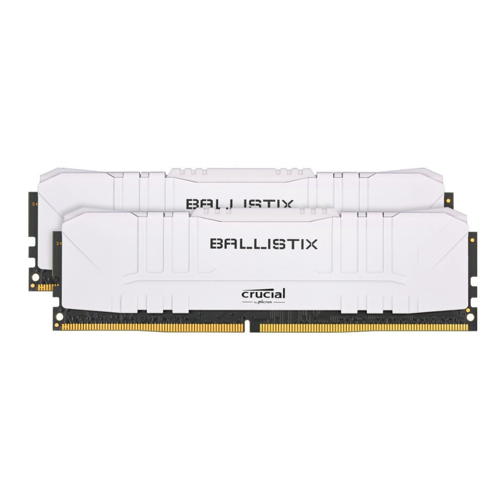 Crucial Ballistix CL16 UDIMM 32GB DDR4-3200 Gaming Memory Kit (2 x 16GB, White)