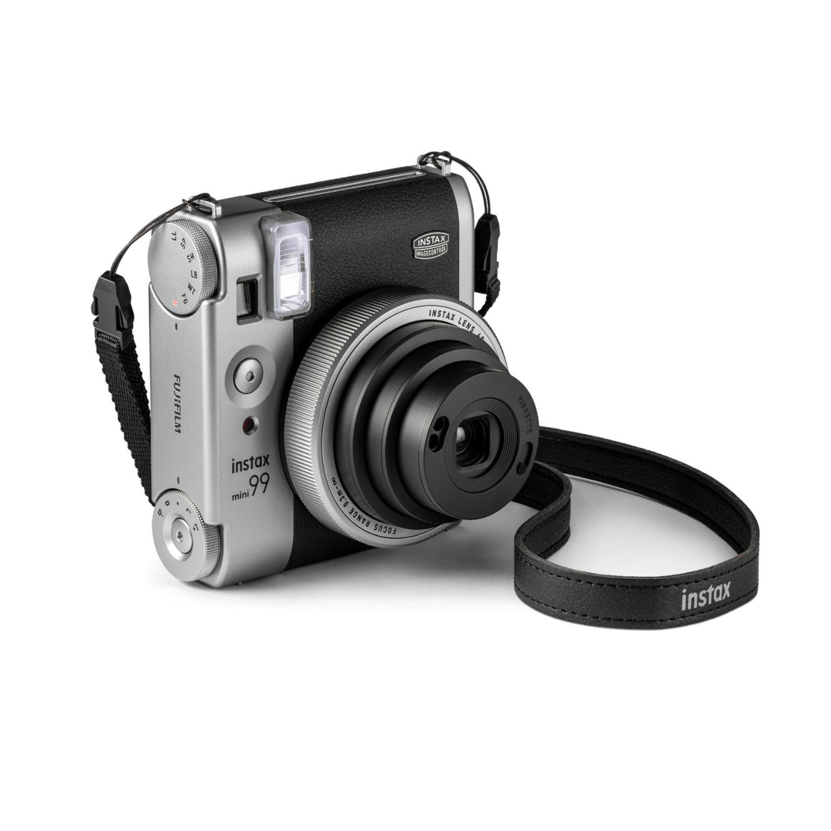 Fujifilm Instax Mini 99 Silver Analog Instant Camera Bundle with 40-Pack Film and Acccessories Kit