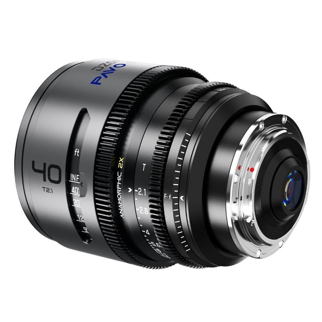 DZOFilm Pavo 2x Anamorphic T2.1 3-Lens Set with Blue Coating, PL or EF Mount (Space Gray and Black)