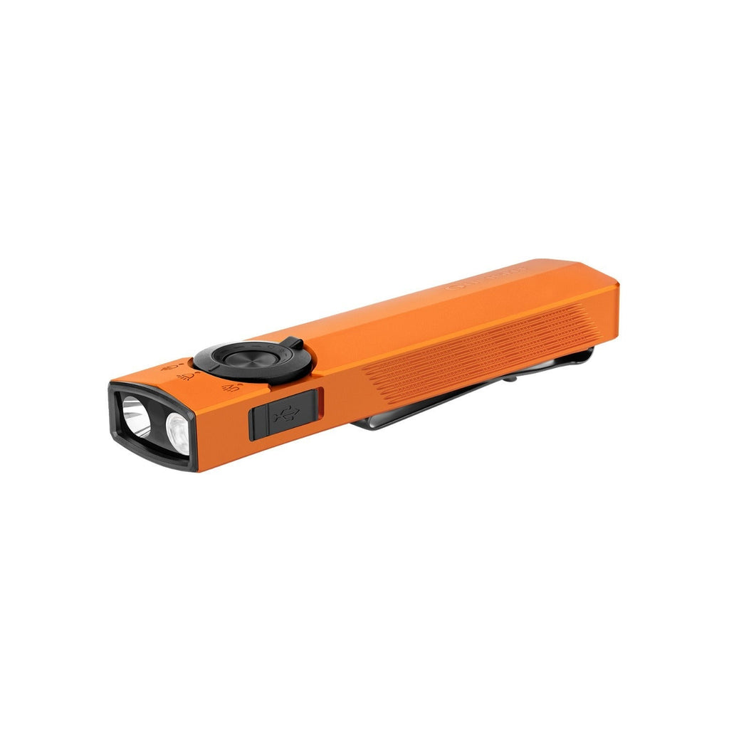 OLIGHT ArkPro EDC Flat Rechargeable Flashlight (Orange CW)