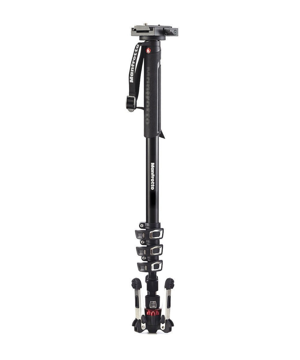 Manfrotto 4-Section XPRO Monopod+ with 577 Video Adapter